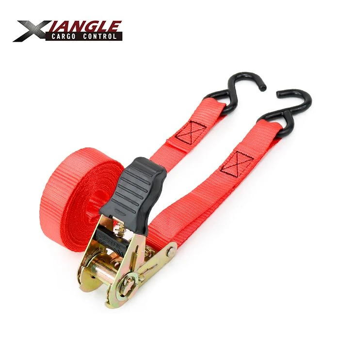 4 Pack 15 Ft Ratchet Tie Down Straps With S Hook